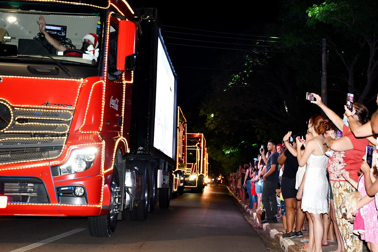 Caminhão Coca Cola Caravana Natal