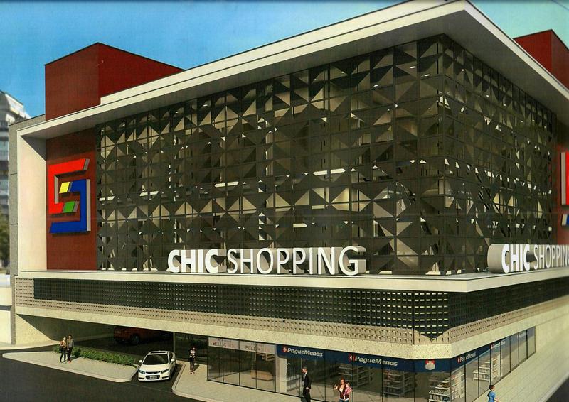 Chic Shopping será composto por 4.534,90 metros quadrados de área construída, em diferentes níveis