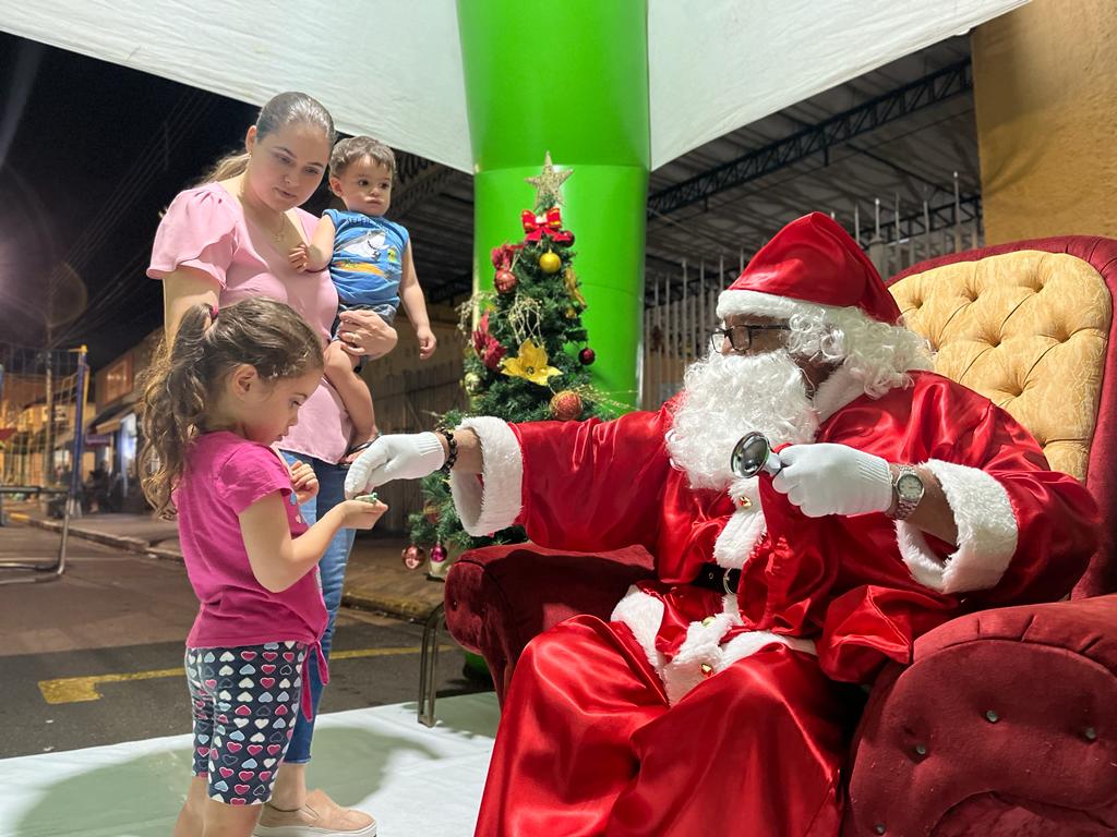 Chegada do Papai Noel está prevista para o dia 13, a partir das 19hC